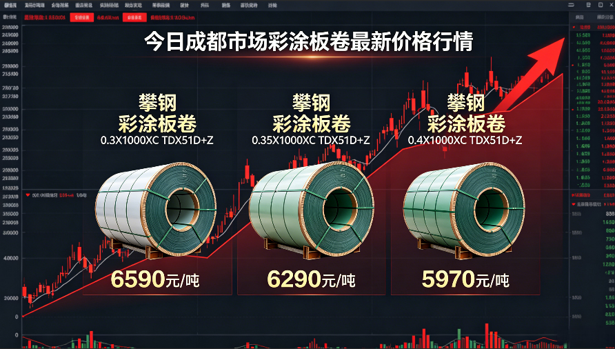 5月12日成都市場(chǎng)彩涂板卷價(jià)格行情